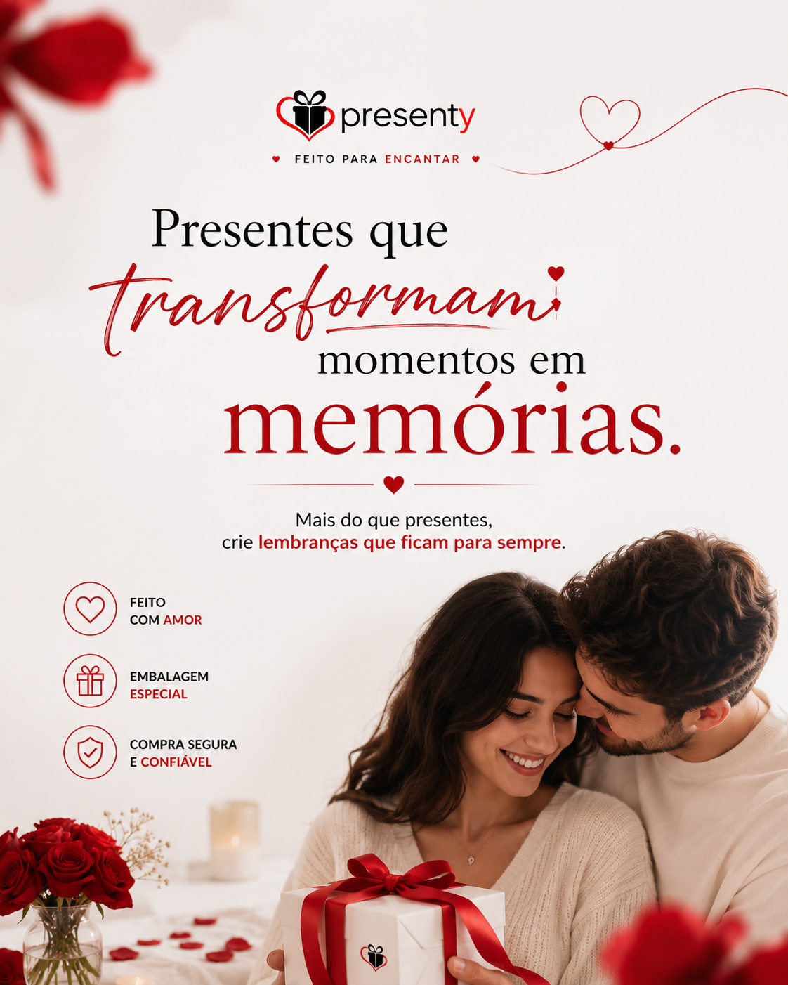 Presenty — Transforme momentos em memórias